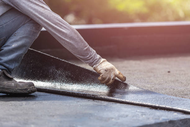 Professional Exterior Waterproofing technician working in Rushville, NY